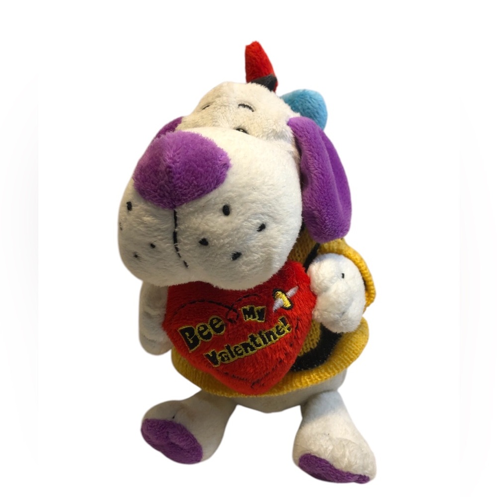 Bee My Valentine Dog Bee Plush 2011 animal adventure Inc